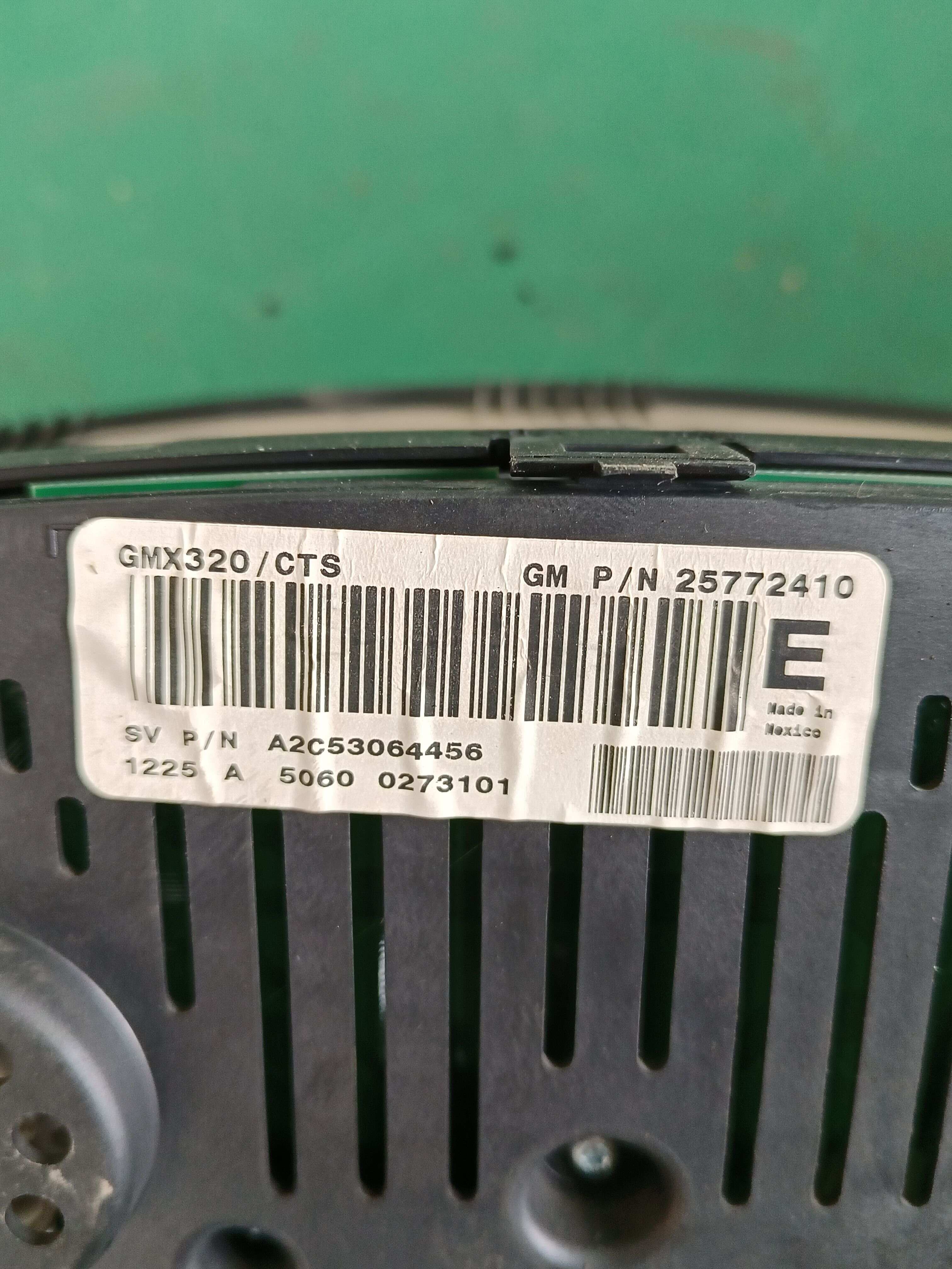 25772410 Instrument Cluster Assembly