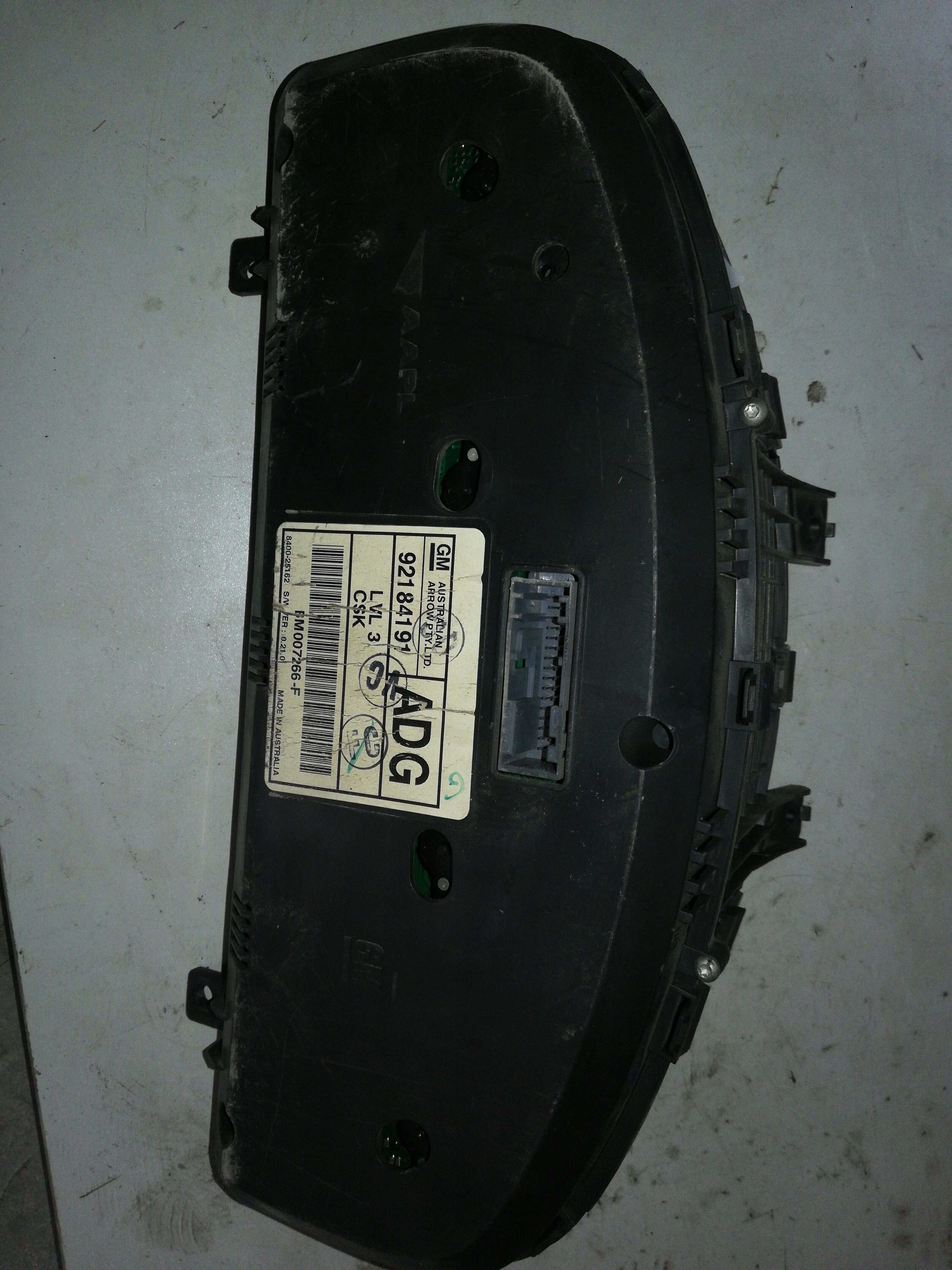 92184191 Instrument Cluster Assembly