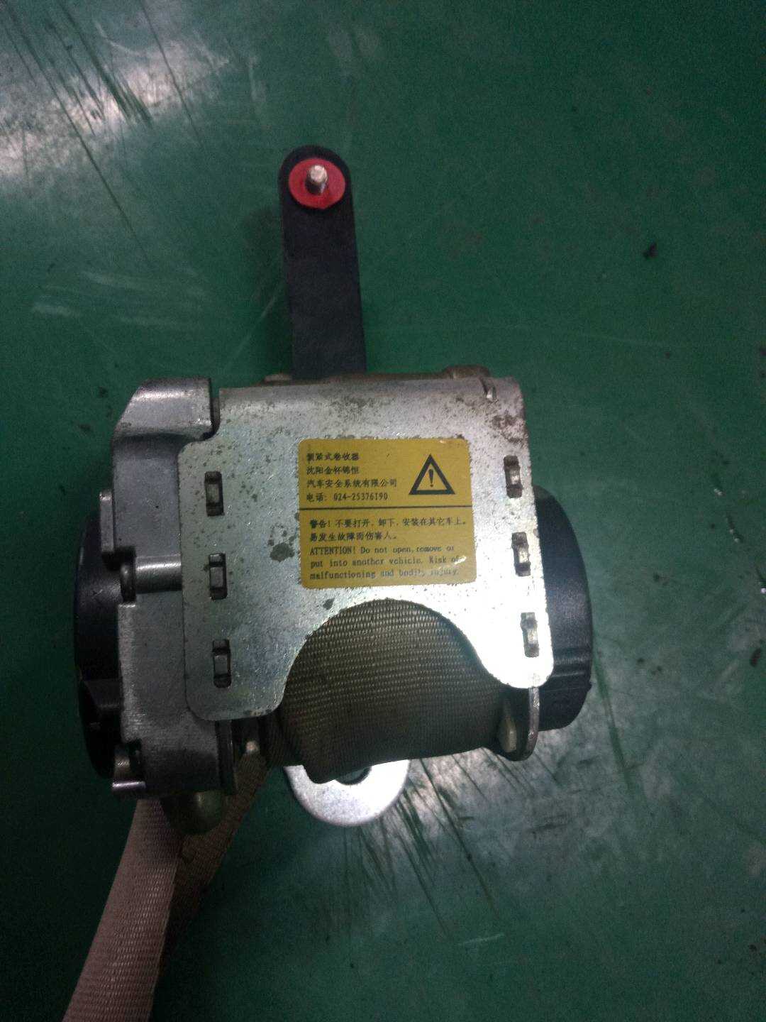 9P2D61296BBA2 副驾驶员座椅安全带