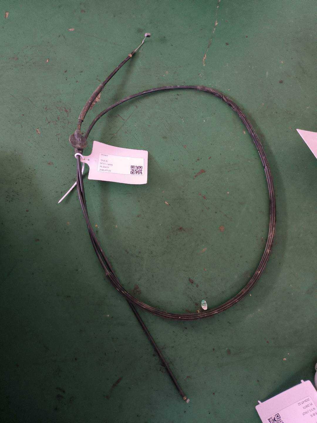 L8WD823535 Front Hood Release Cable, Rear