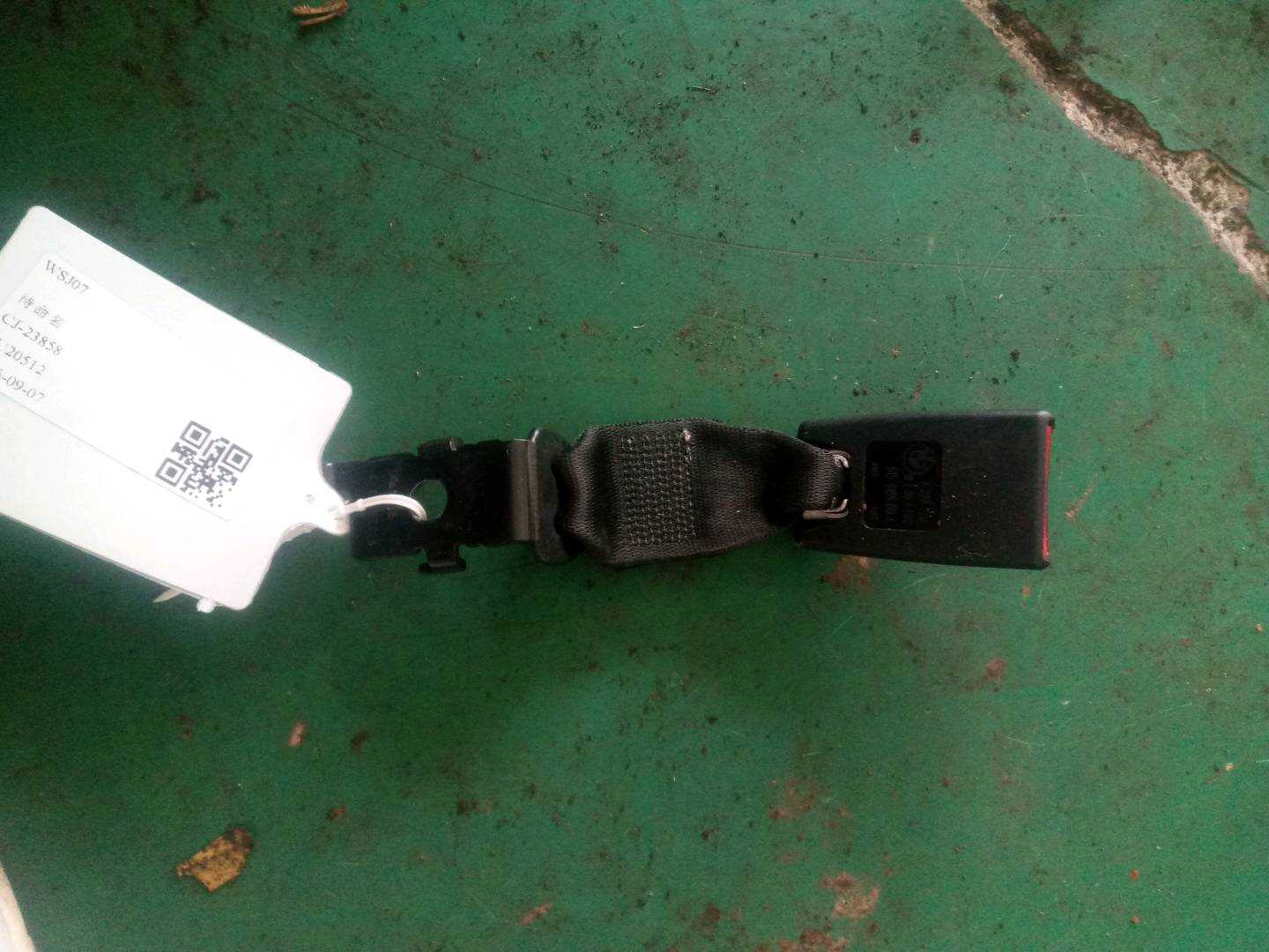 72117228720 后二排座椅安全带扣(中)