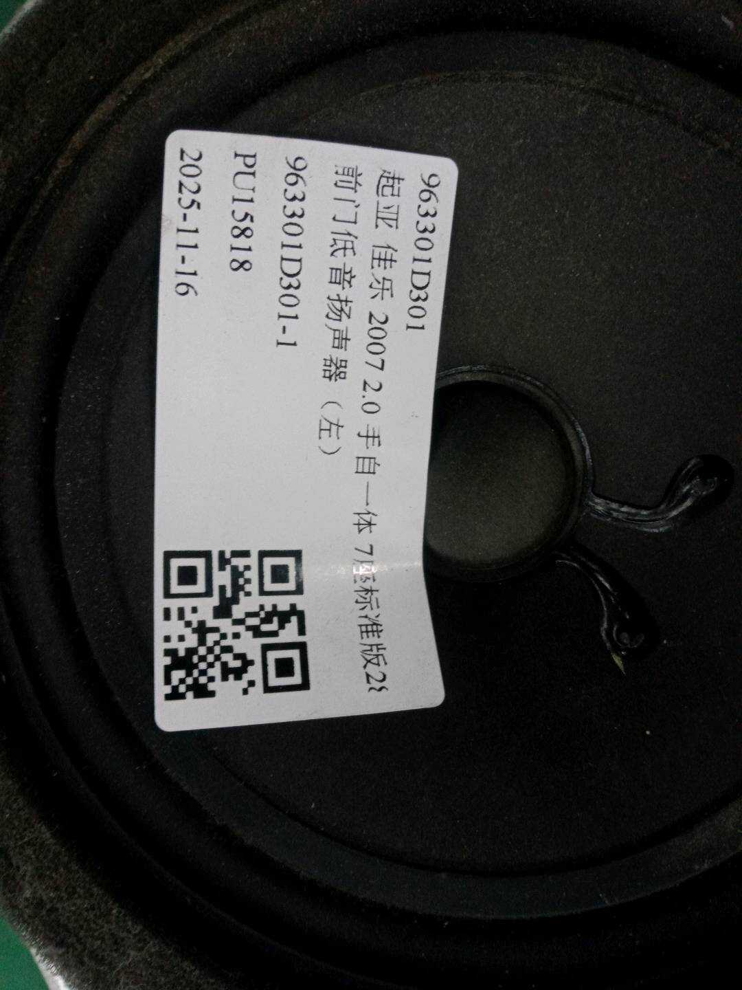 963301D301 Front Door Woofer, Left