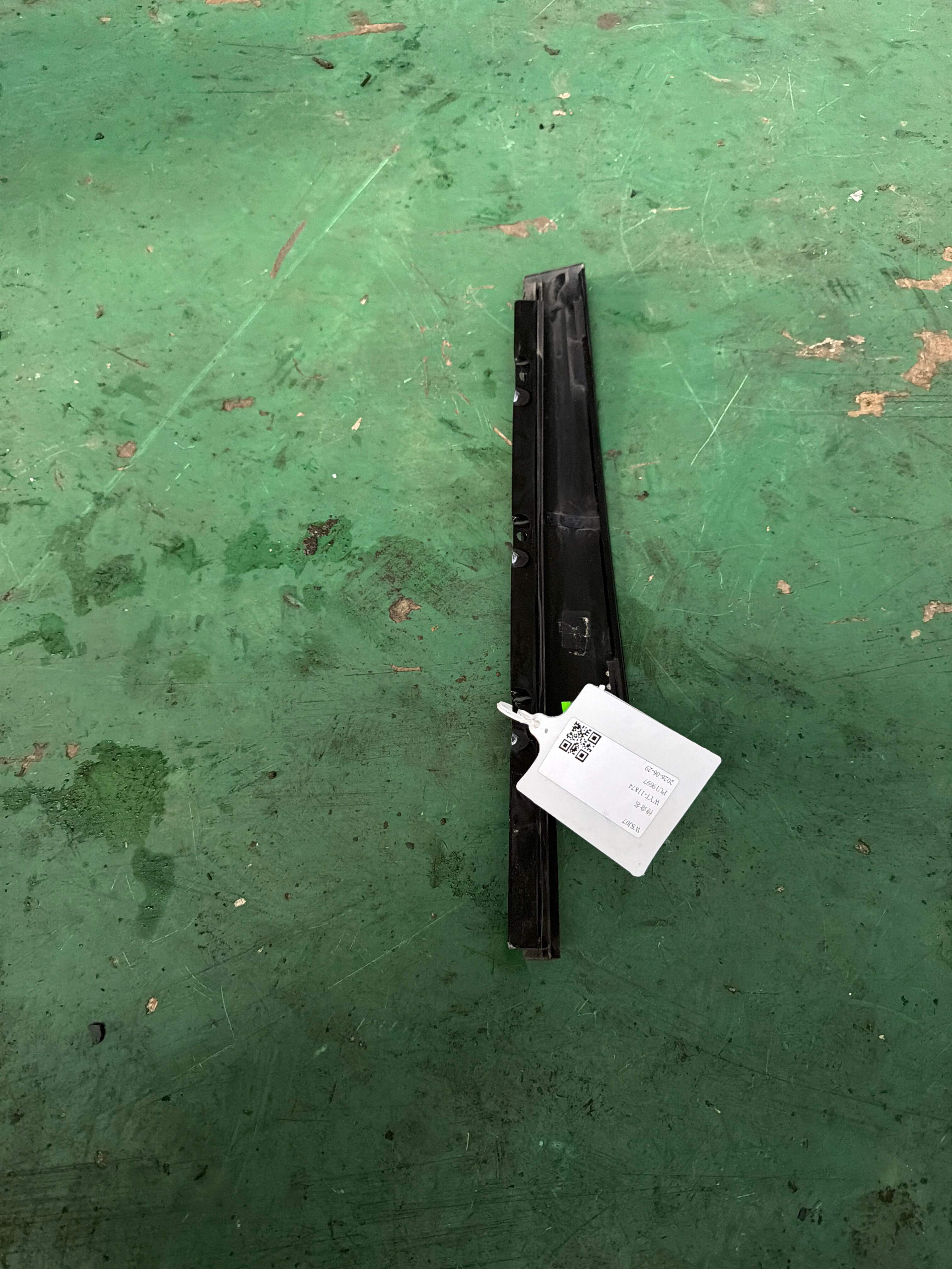 30799056 Front Door Window Frame Outer Trim, Rear Right