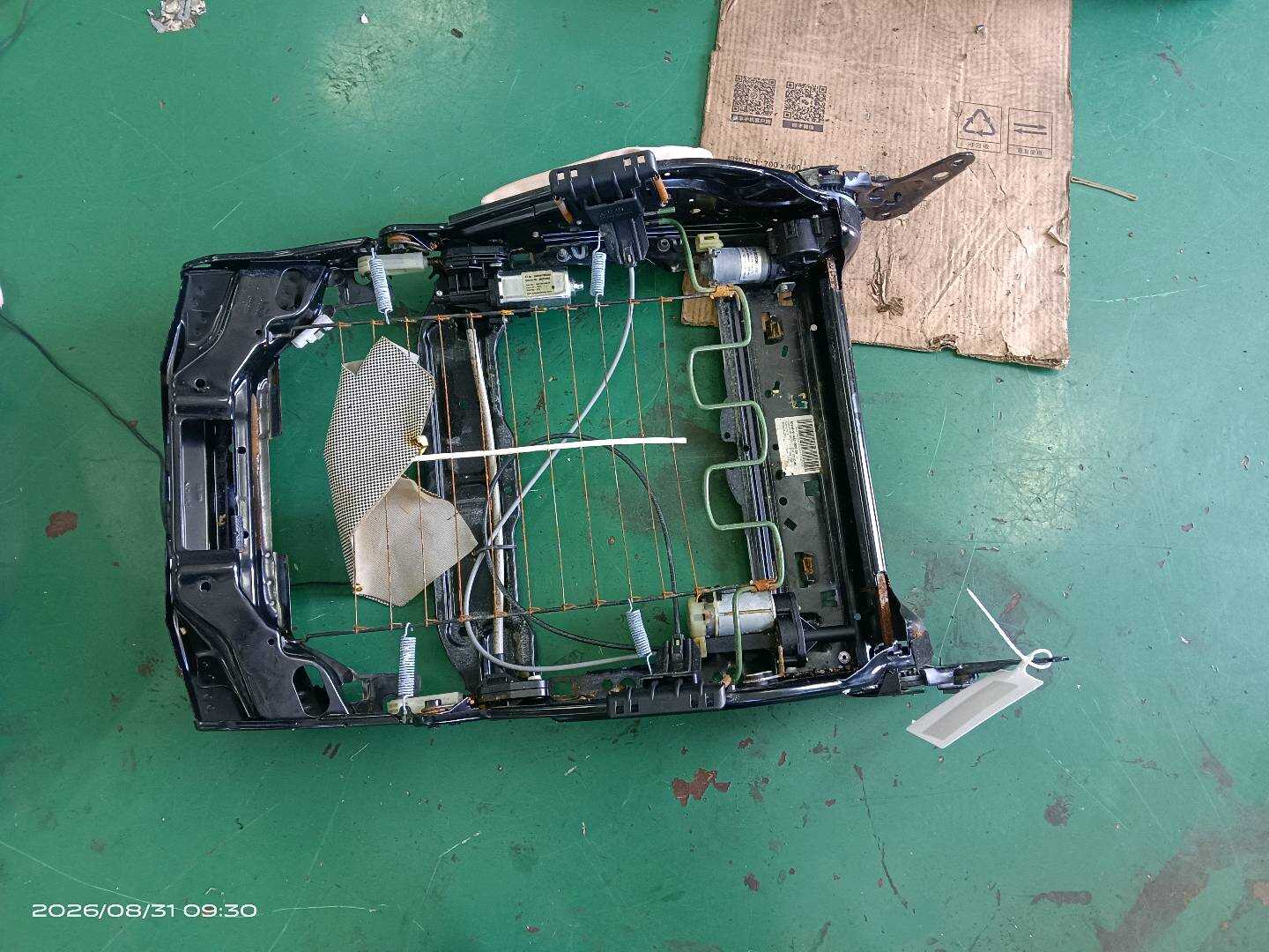 52107251482 副驾驶员座椅靠背骨架