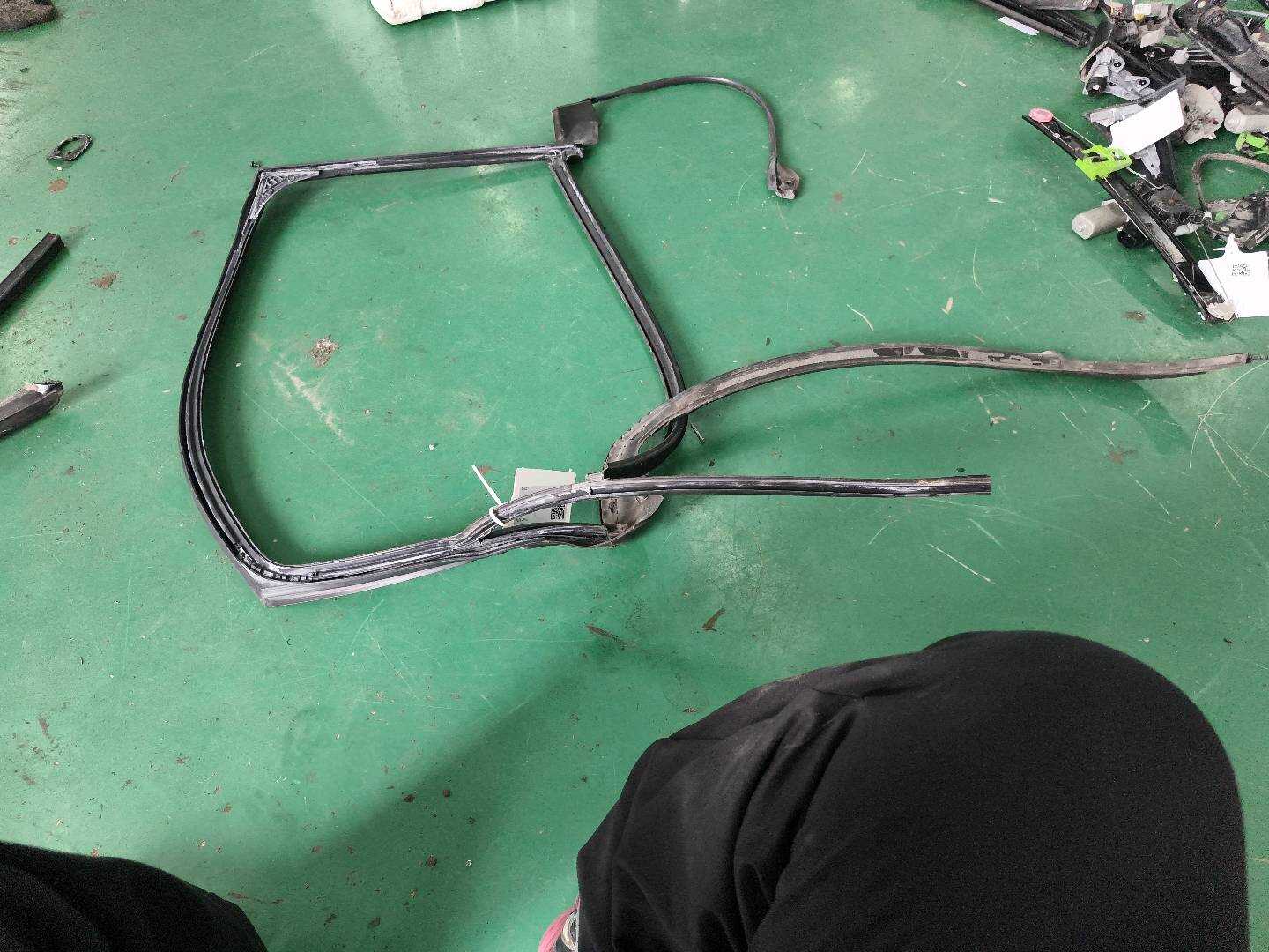 L4FD839439J Rear Door Window Felt Channel, Left