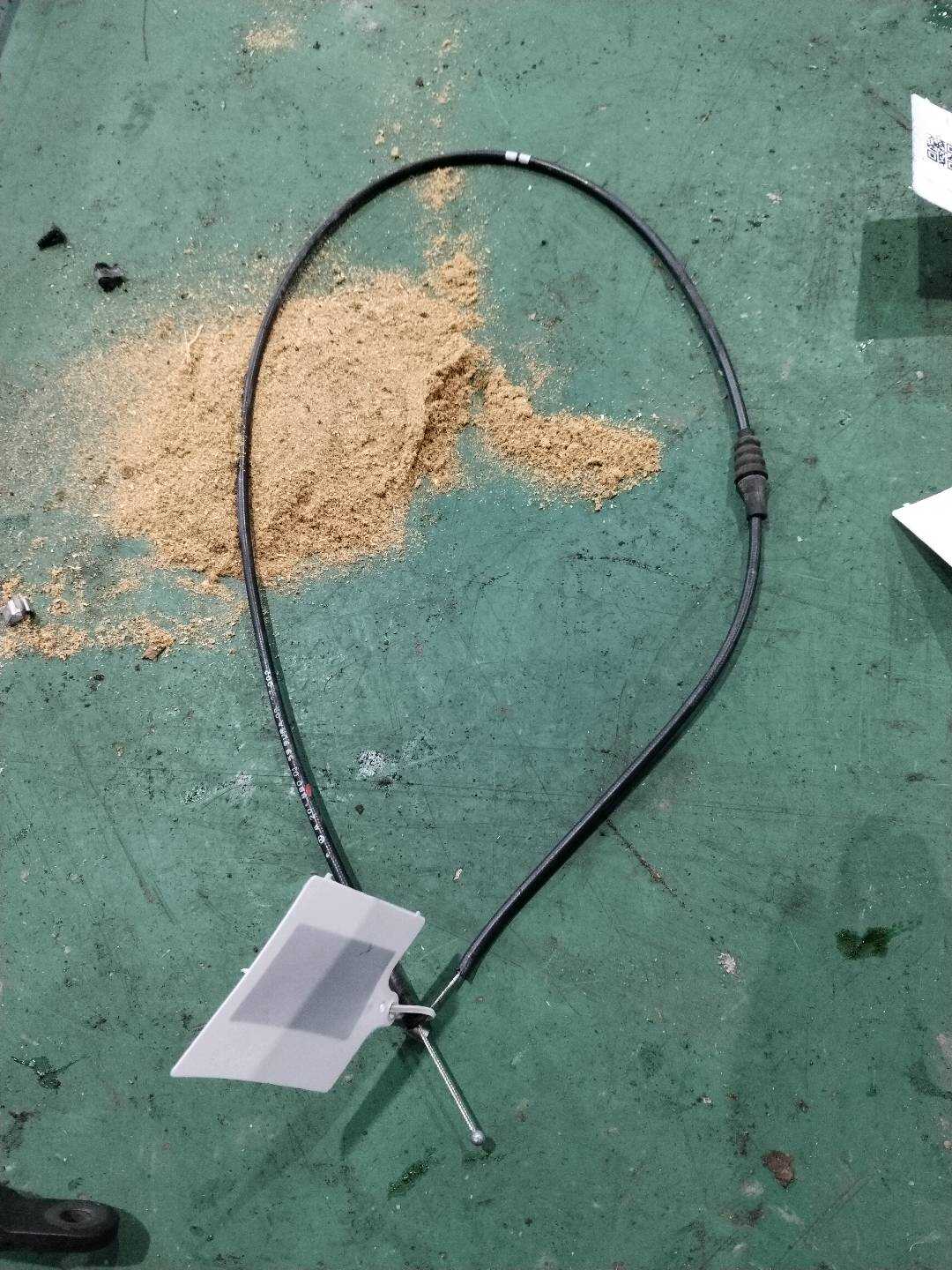 A2048800159 Front Hood Release Cable, Rear