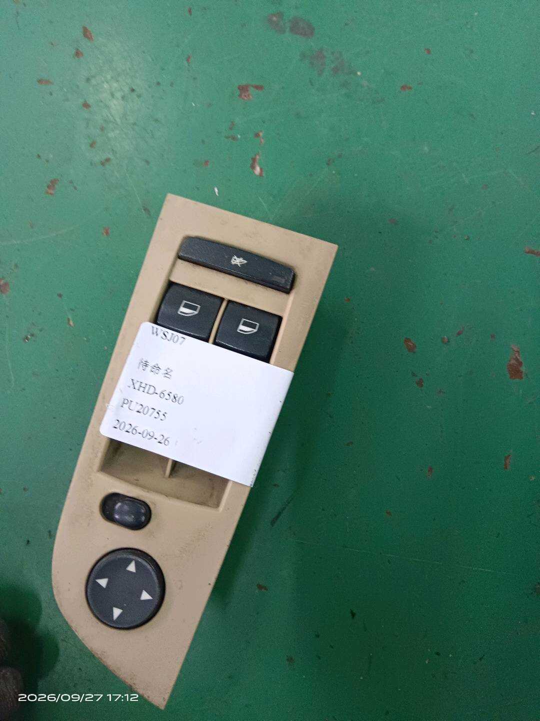 61319217331 Front Door Window Switch, Left