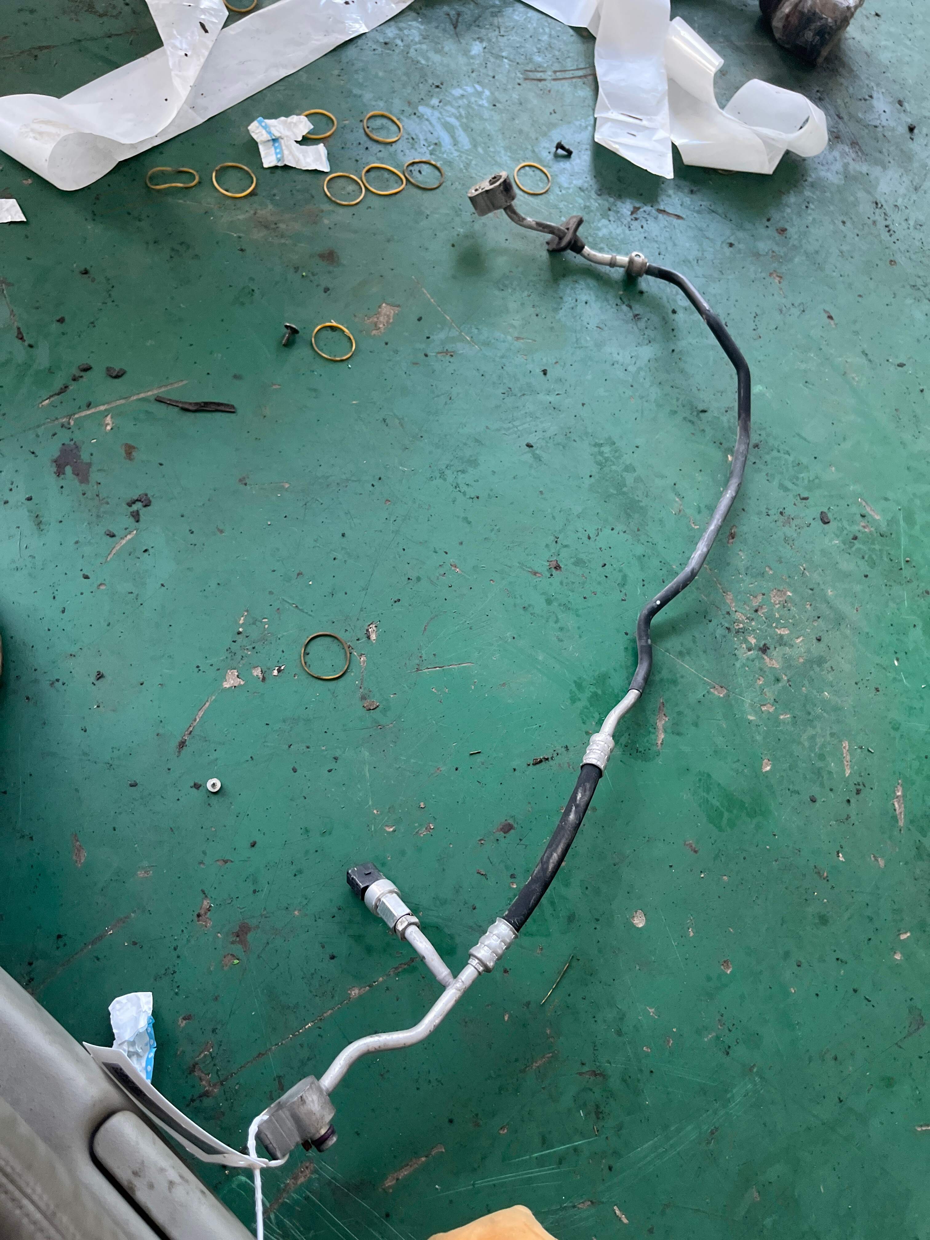 7L6820741F A/C High Pressure Line (From Evaporator To Condenser)