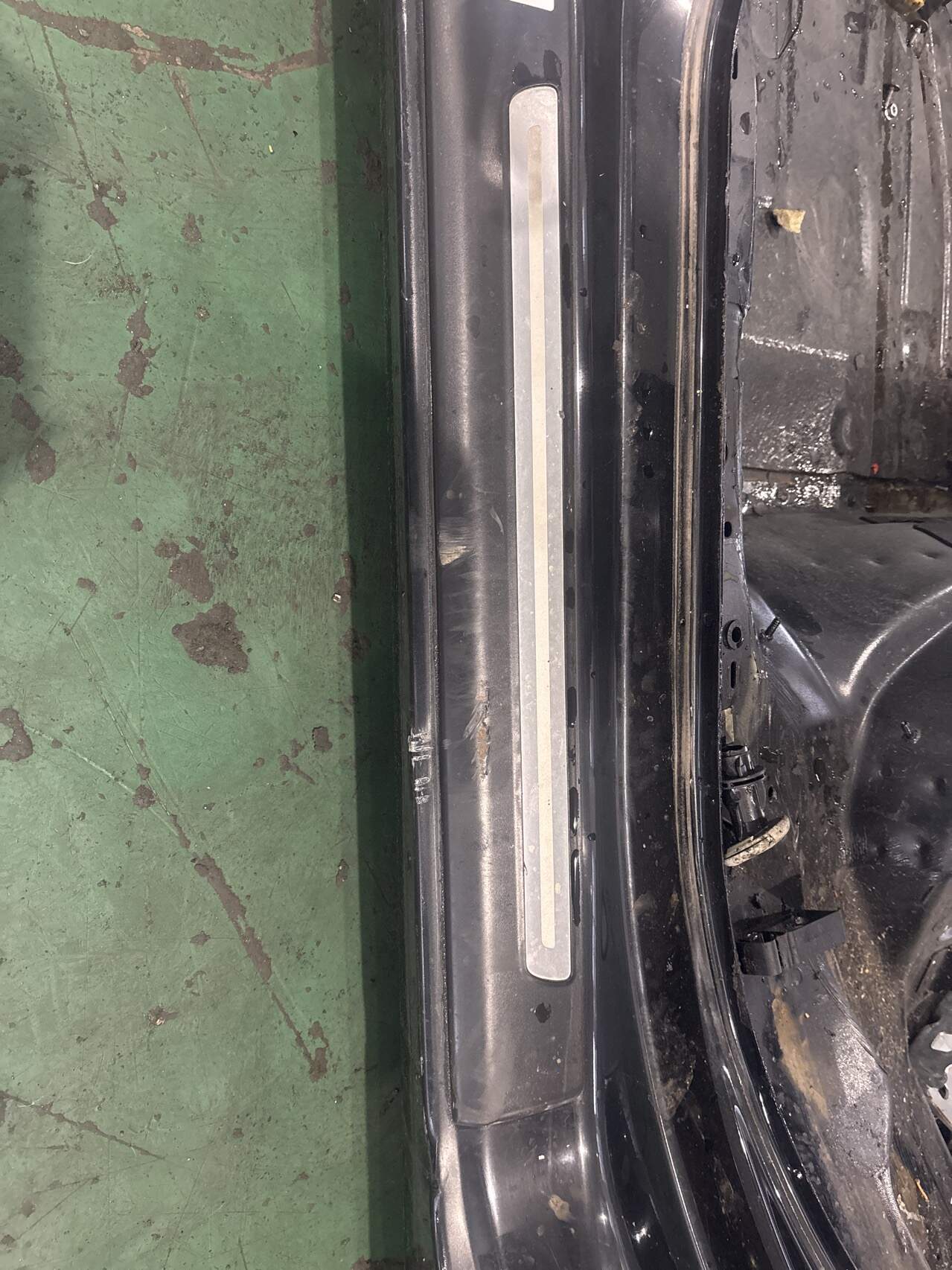 4FD853375 Rear Door Sill Trim Panel, Left