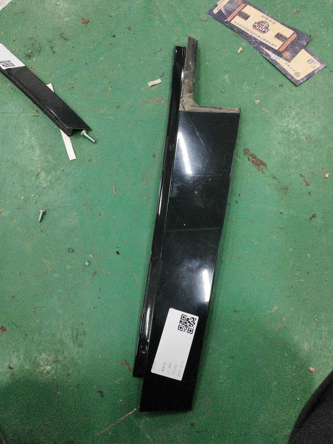 51357454163 Rear Door Window Frame Outer Trim, Front Left