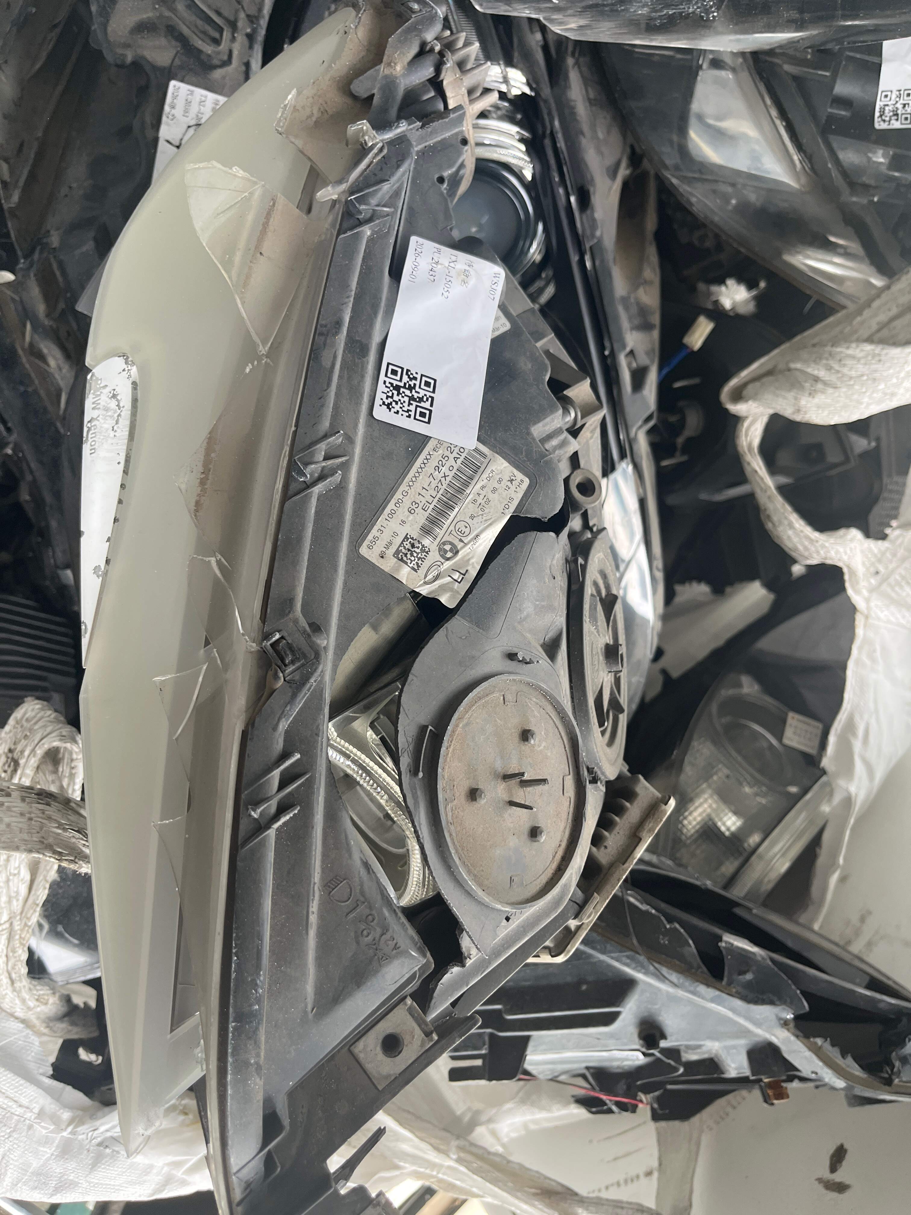 63117225230 Front Headlight Half Assembly, Right