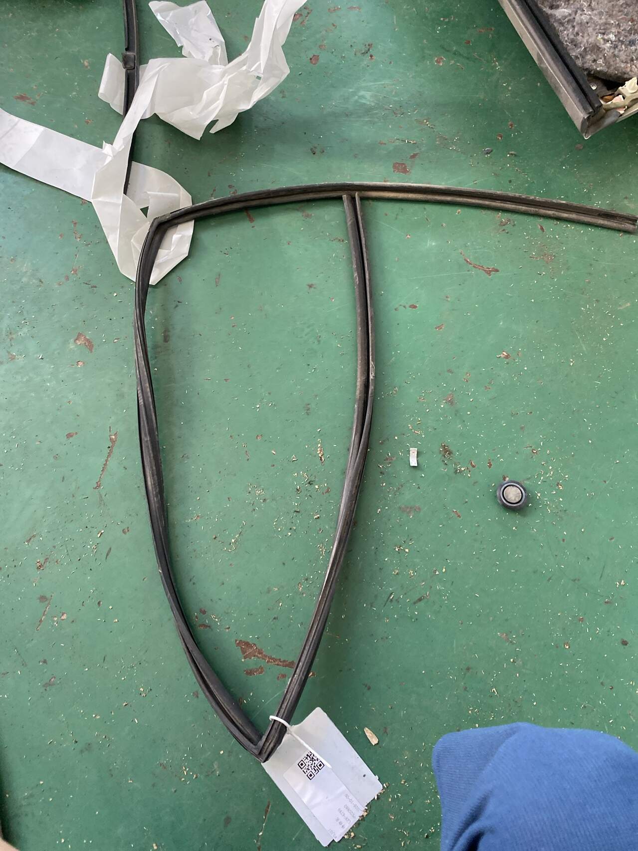 6814202230 Rear Door Window Felt Channel, Right