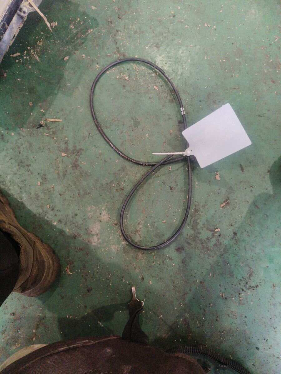 A2048800559 Front Hood Release Cable, Rear