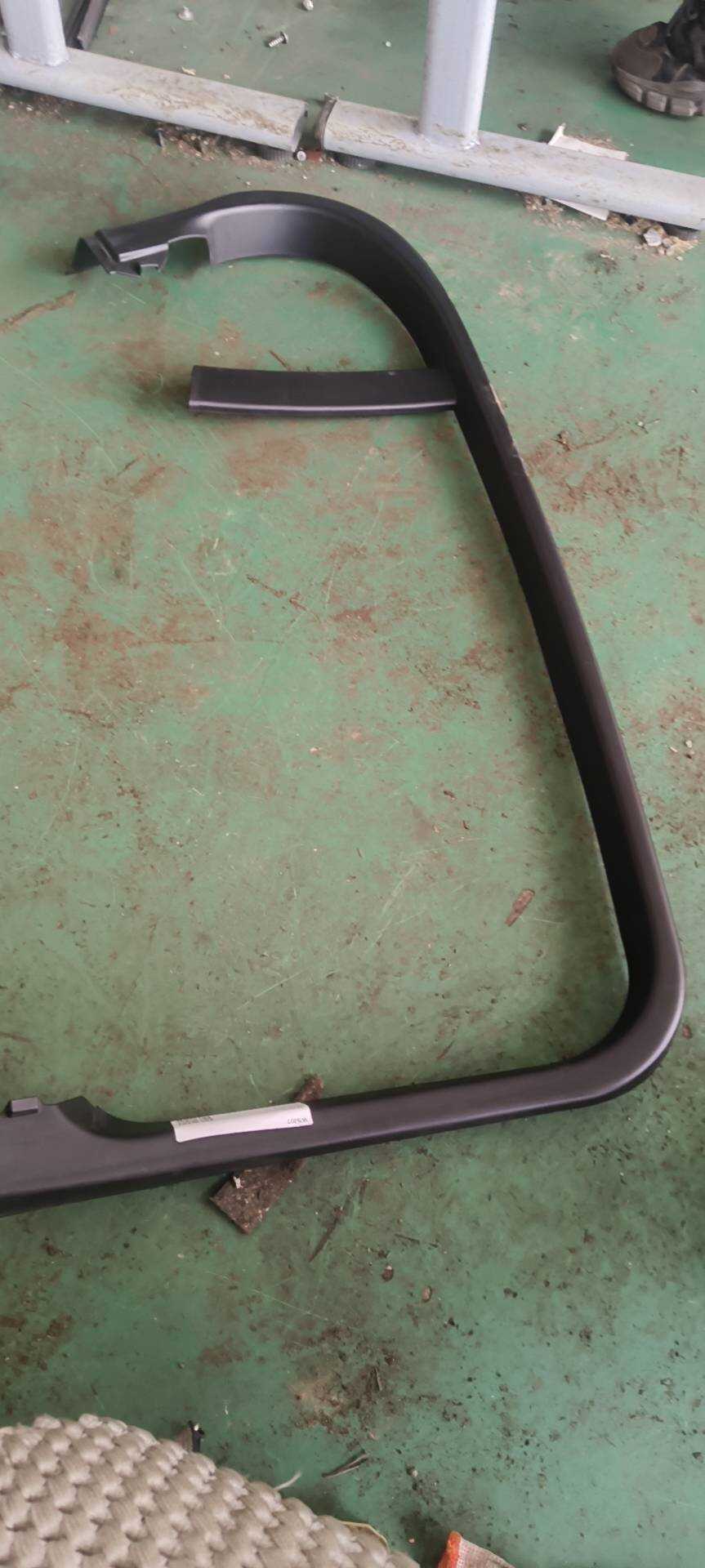 C2Z1333 Rear Door Window Frame Inner Trim, Left