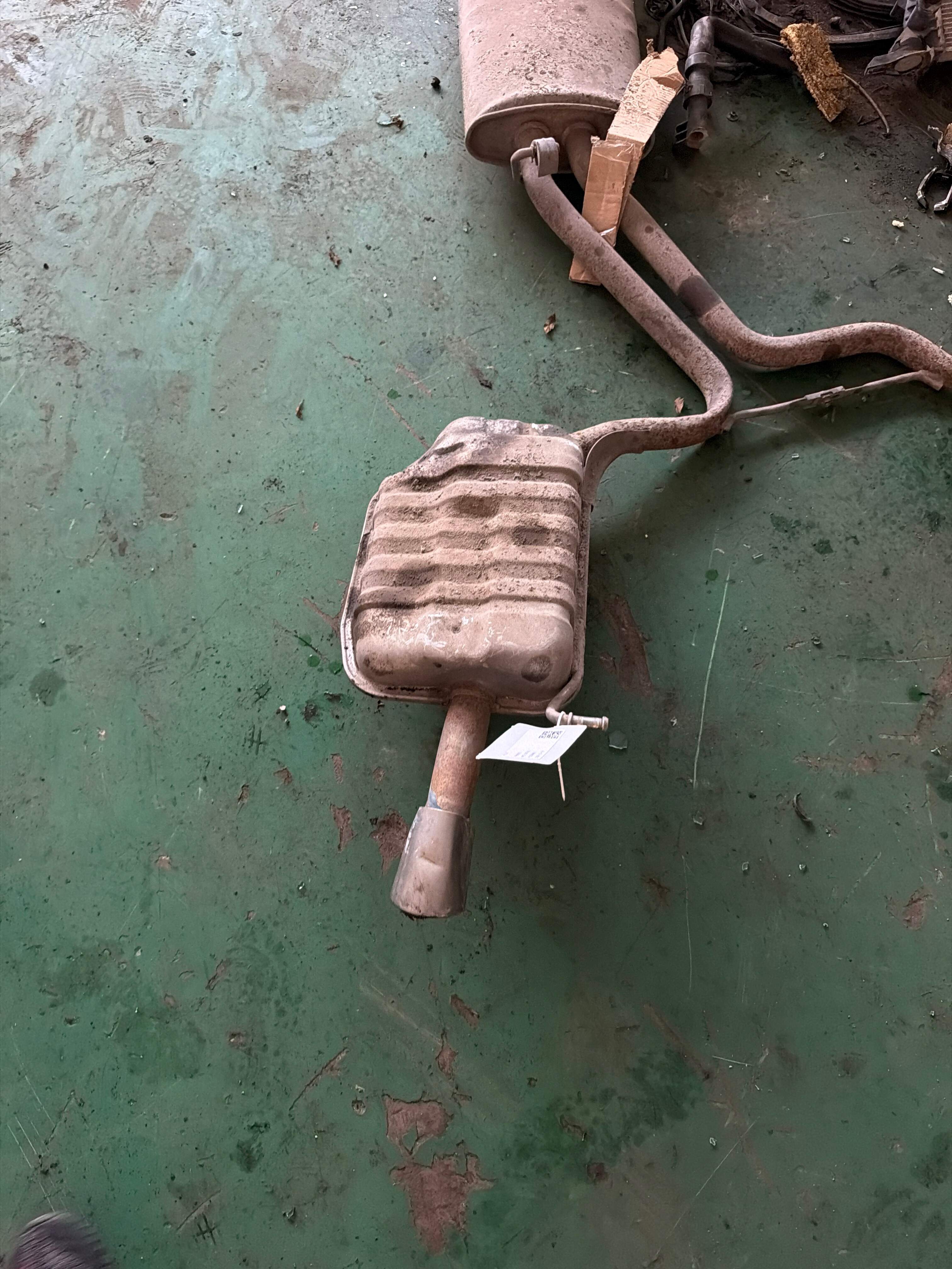 8E0253609GJ Exhaust Pipe, Rear Left