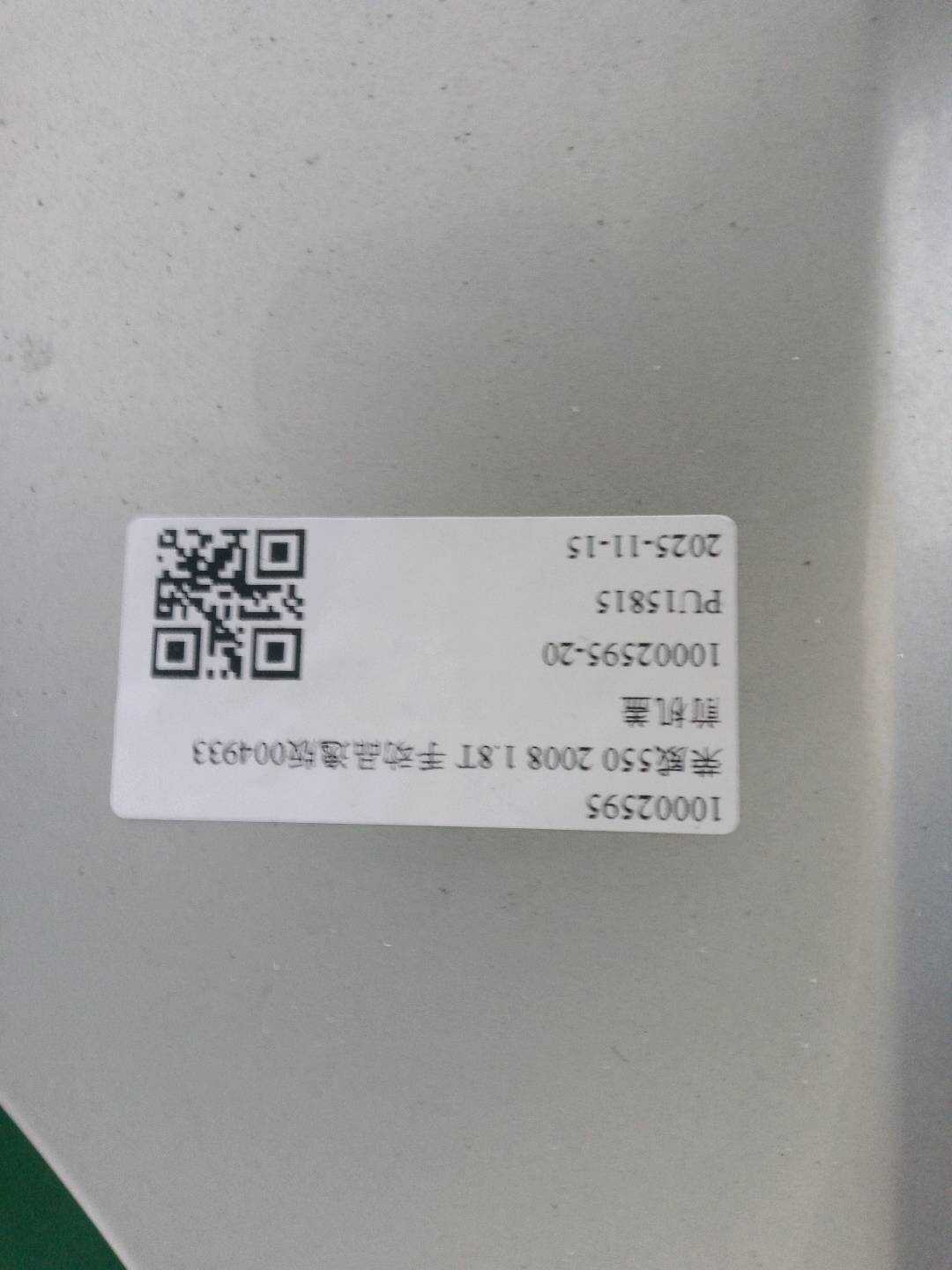 10002595 前机盖总成